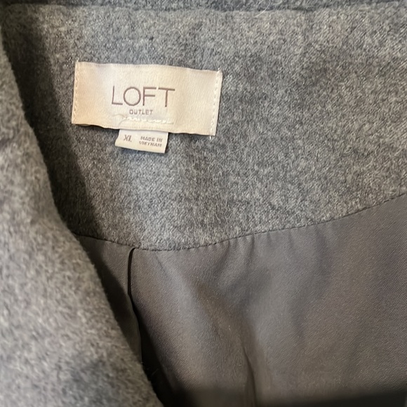 Grey open front belted jacket - Picture 3 of 6